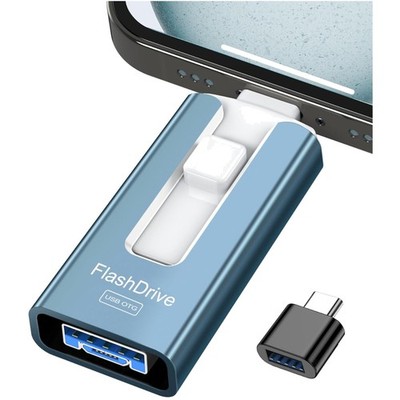 USB Stick 256GB 4-in-1 USB-C Micro USB OTG Flash Laufwerk