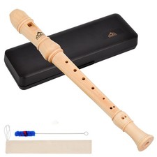 Eastrock Soprano Recorder German fingering C Key 3 piece Style