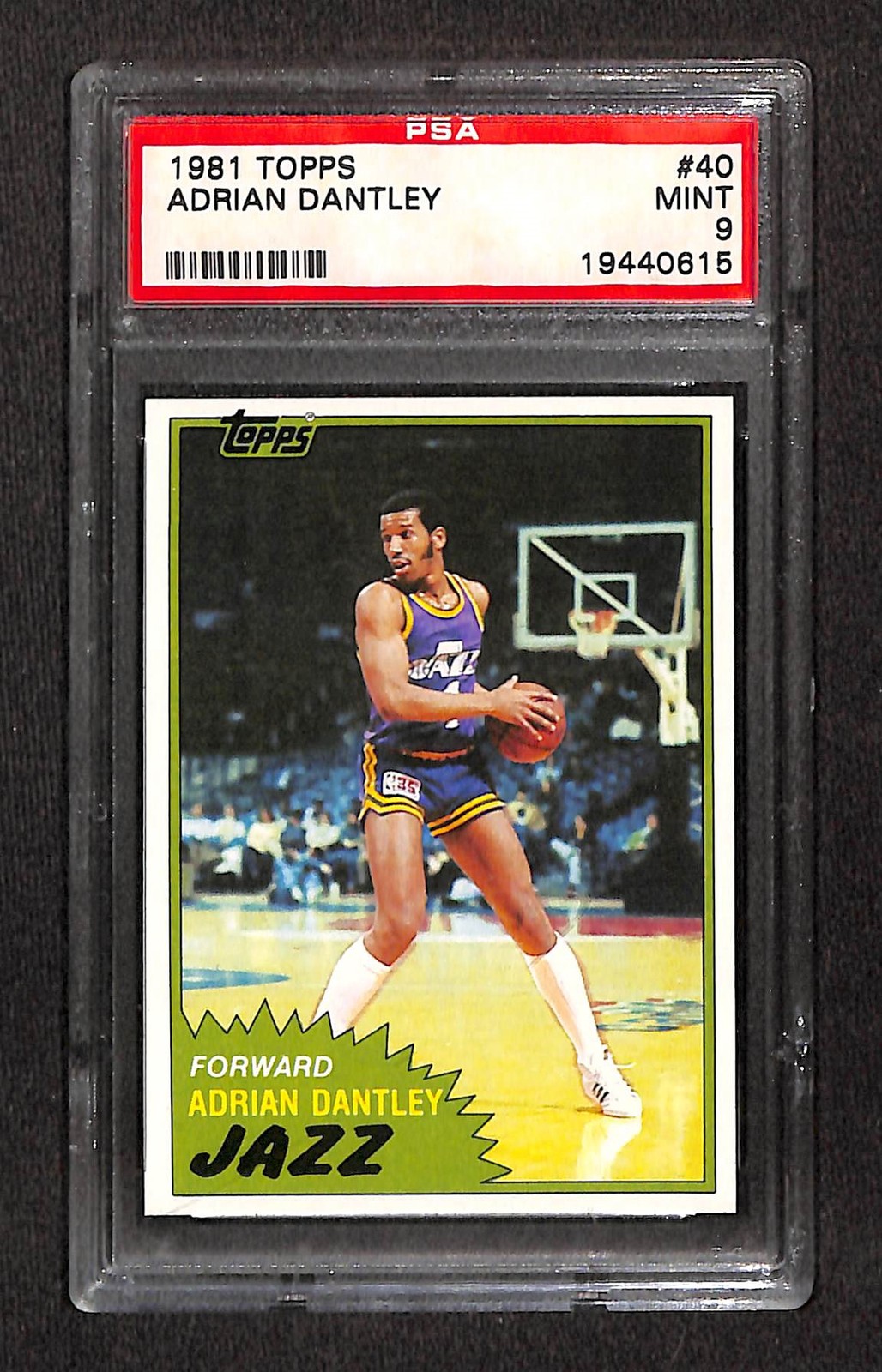 1981 Topps #40 ADRIAN DANTLEY PSA 9 Mint 19440615