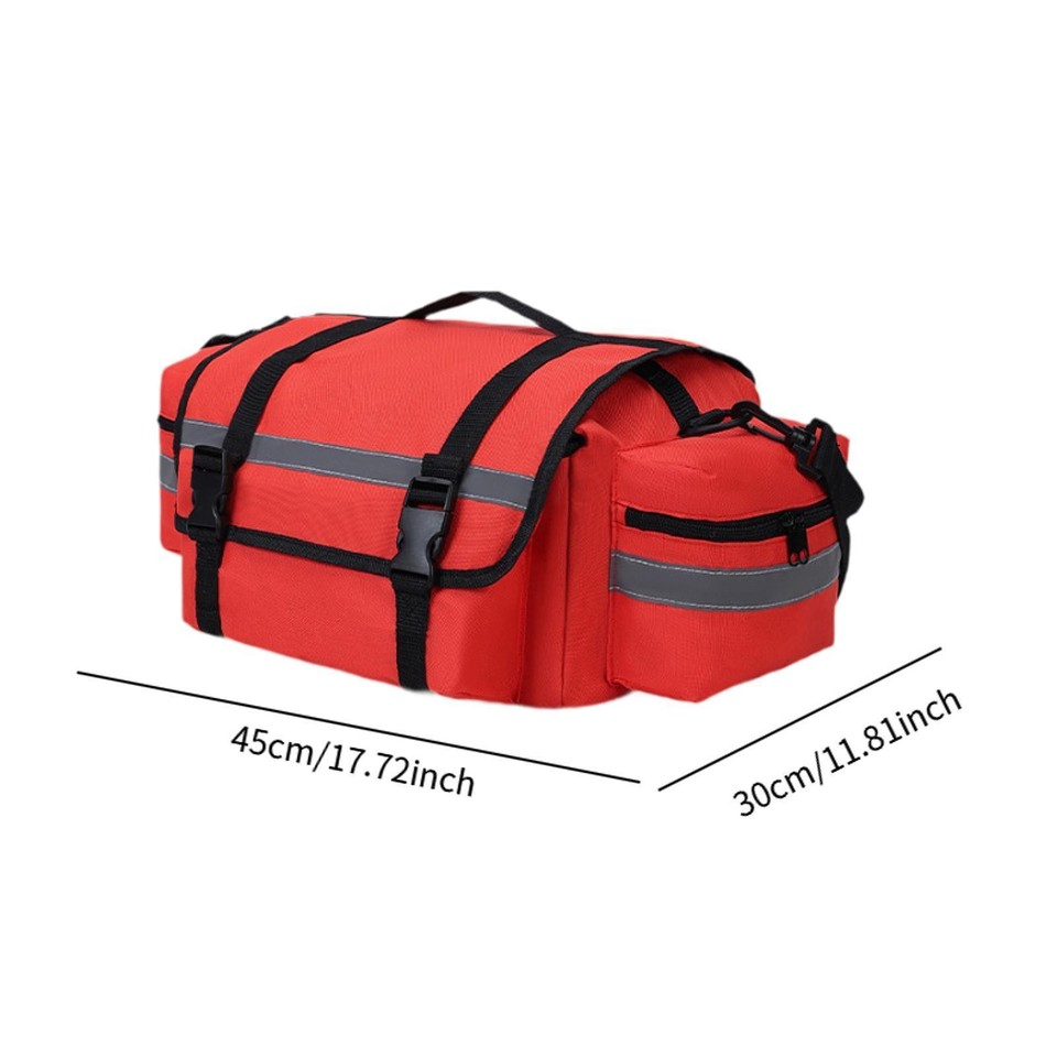 First Aid Sign Just First Aid Bag Emergency Set Organizer Waterproof Carrying Case Shoulder ...