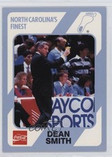 1989 Collegiate Collection/Coca-Cola North Carolina's Finest Dean Smith #3 05v0