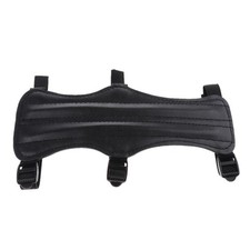 Black PU Shooting Archery Arm Protection Bow Shooter 3 Straps Gear