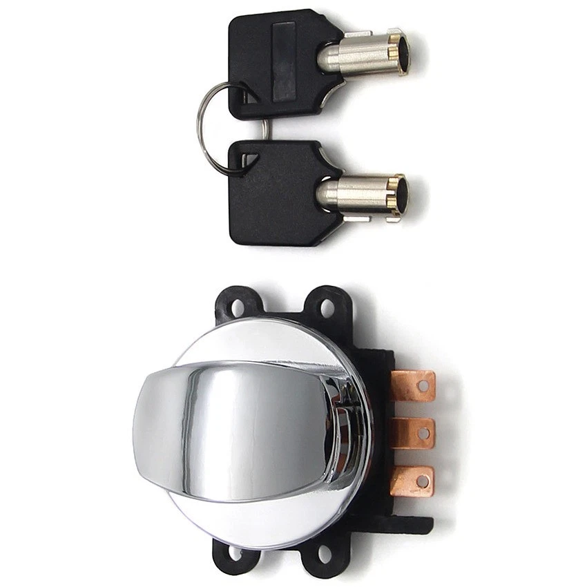 Ignition Key Lock Set Switch For Harley-Davidson Fat Boy 00-10 Cross Bones 08-10 - Image 2 of 4