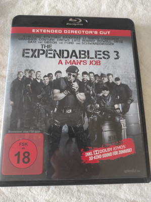 The Expendables 3  - A Men s Job Blu-ray , Directors Cut , Kult , FSK 18