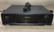 Magnavox VCR VHS Tape Player Recorder 4 Head Vintage Works Tested No Remote