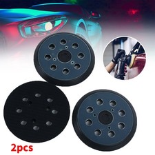 2pcs 5 Inch 8 Hole Orbital Sander Replacement Spare Base Sanding Backing Pad New