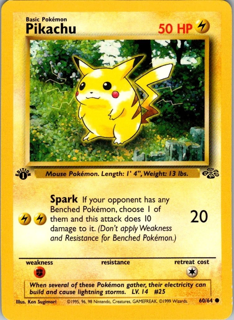 Pikachu 60/64 Jungle for sale | eBay