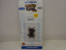 Bachmann 44843 N Snap-Fit E-Z Track 45 Degree Crossing New In Original Package