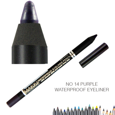 LILA WASSERFESTER EYELINER-STIFT LANG BLEIBEN GLATT GLEITEND & WISCHFEST - MAKKI
