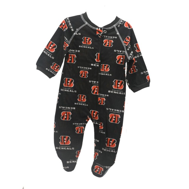 Cincinnati Bengals Official NFL Apparel Baby Infant Size Pajama Sleeper