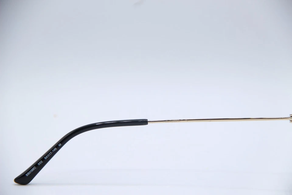 NUEVAS GAFAS BALENCIAGA BB 0198O 002 DORADAS NEGRAS MONTURAS AUTÉNTICAS 54-17 Foto 3 de 4