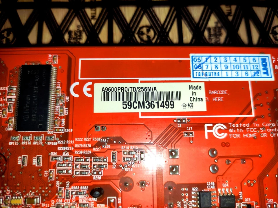 Asus ATI Radeon A9600PRO/TD/256M AGP8x Graphic Card - Image 3 of 4