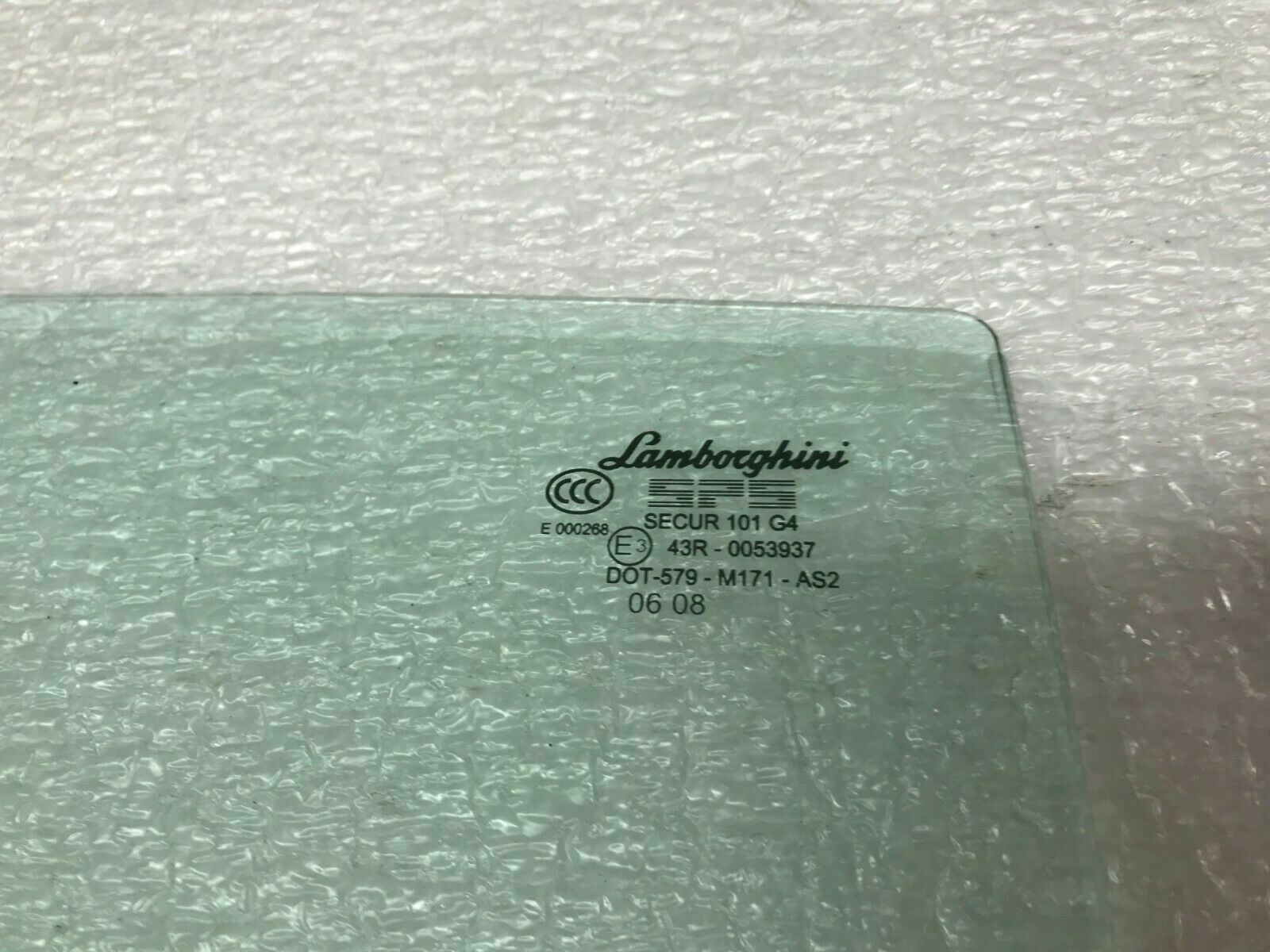 LAMBORGHINI MURCIELAGO COUPE FRONT LEFT DRIVER DOOR GLASS OEM 418845201A
