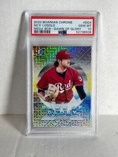 2020 Bowman Chrome Nick Lodolo Mega Box Dawn of Glory  RC ROOKIE PSA 10