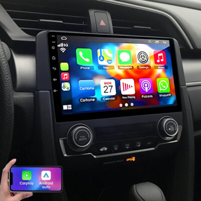 Android 13.0 Apple Carplay Car Radio Stereo GPS Navi For Honda Civic 2016-2020