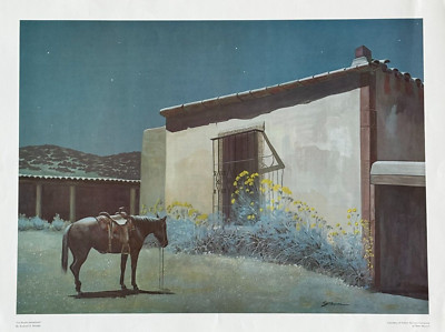 LA NOCHE ENCANTADA Public Service Company of New Mexico Vintage Poster