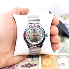 Rare Komandirskie Commander Military 2414 Vostok Wostok 1990s USSR Service