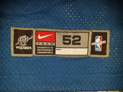 Nike 2001 2002 9/11 Washington Wizards Authentic Jersey Size 52