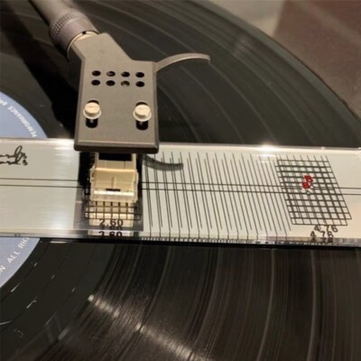 Turntable Phono Cartridge Stylus Alignment Protractor Tool Mirror Baerwald | eBay