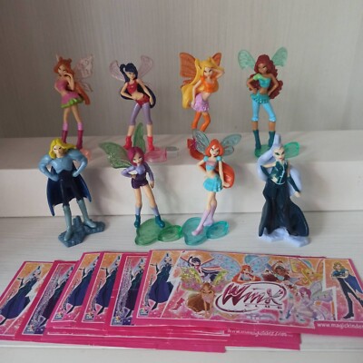WinX Club 2012, Kinder Surprise Fairies dolls Full set  TR137 - TR144