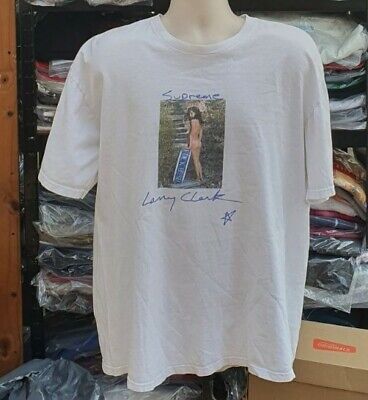 2004 Supreme Larry Clark Fuc* Bush tee white T-shirt size XL 2004 Supreme Larry Clark Fuc* Bush tee white T-shirt size XL