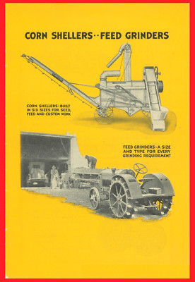 IHC International McCormick-Deering Corn Shellers Feed Grinders Mills Brochure