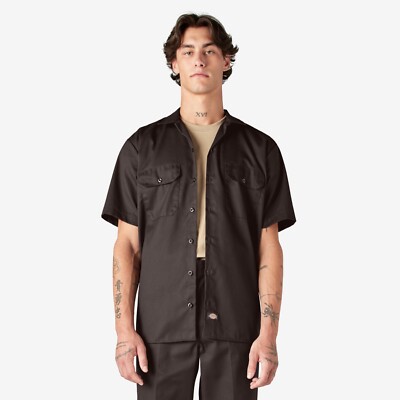 Dickies Men's Short Sleeve Button Up Work Shirts 1574 Multiple Colors Available
