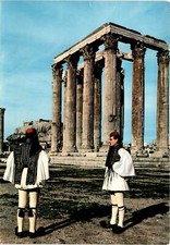 ATHENS, Evzons, Jupiter's Temple, Italy, Select Pub, Montreal, Postcard