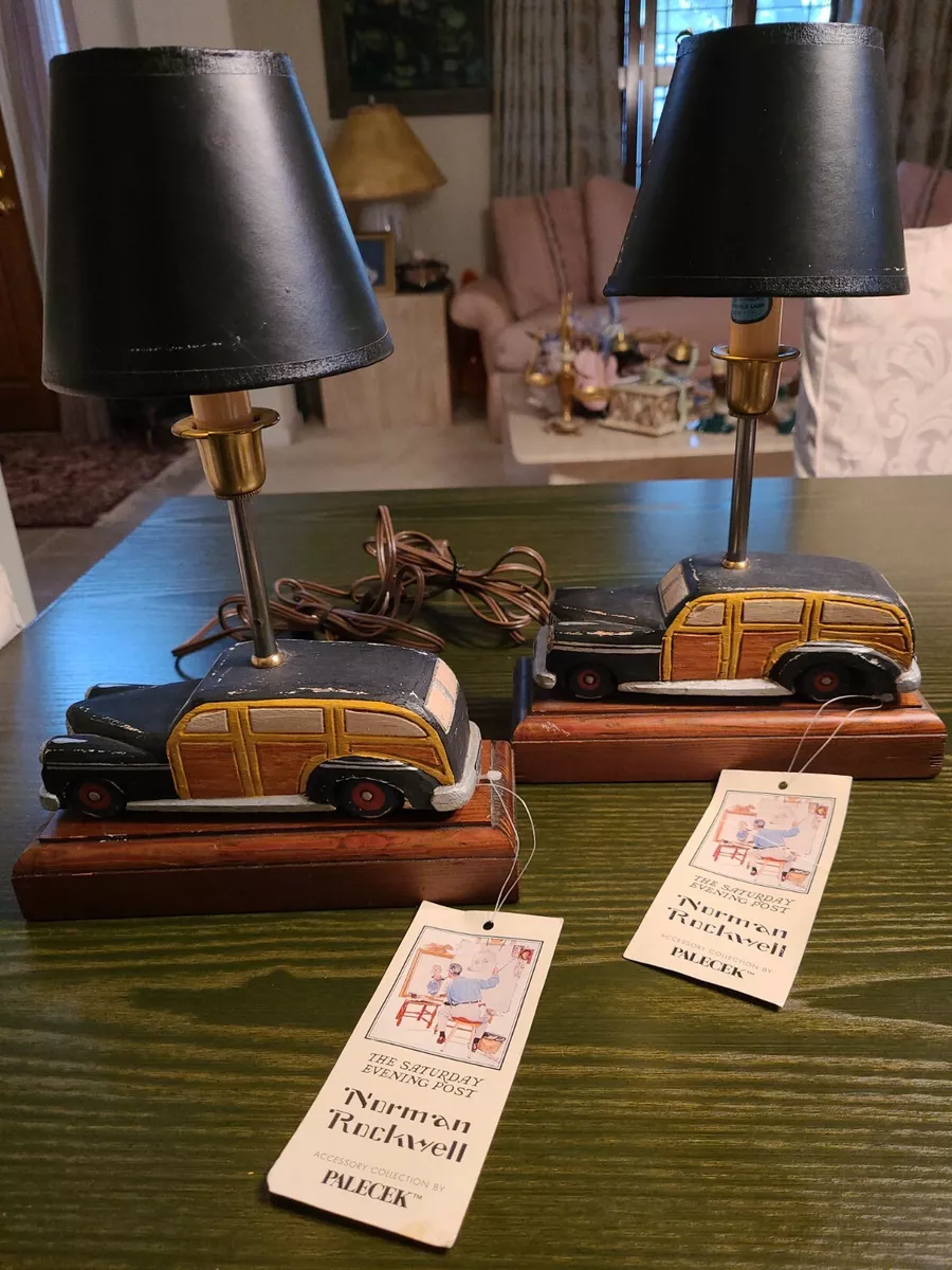 Rare Norman Rockwell Palecek Collection Vtg. Wood Craved