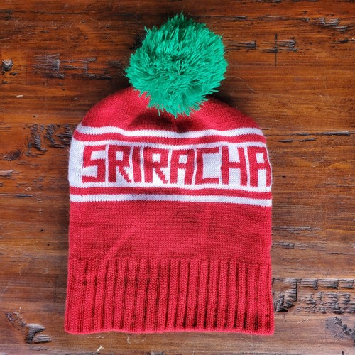 SRIRACHA SAUCE LOGO RED WINTER CAP 