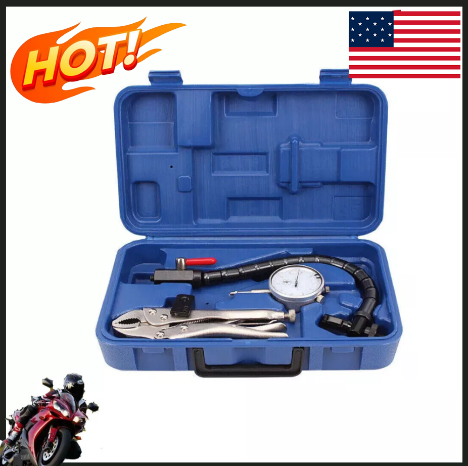 Professional Brake Rotor & Ball Joint Runout Gauge Kit with 1 Inch 0.0005 Dial Indicator