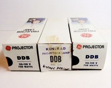 Lot of three 3 DDB Sylvania projector lamps / 750 w / 115-120 v / unused