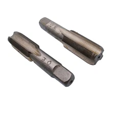 US Stock HSS 18mm x 1 Metric Taper & Plug Tap Right Hand Thread M18 x 1mm Pitch