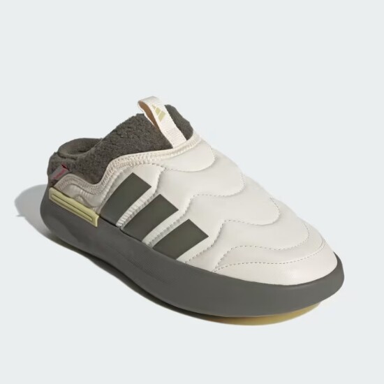 ◆正規品◆ADIDAS ADIPUFF MULE◆関税/送料込◆男女共用◆人気◆ Adidas Adipuff Mule Wonder White/Olive - JR0062