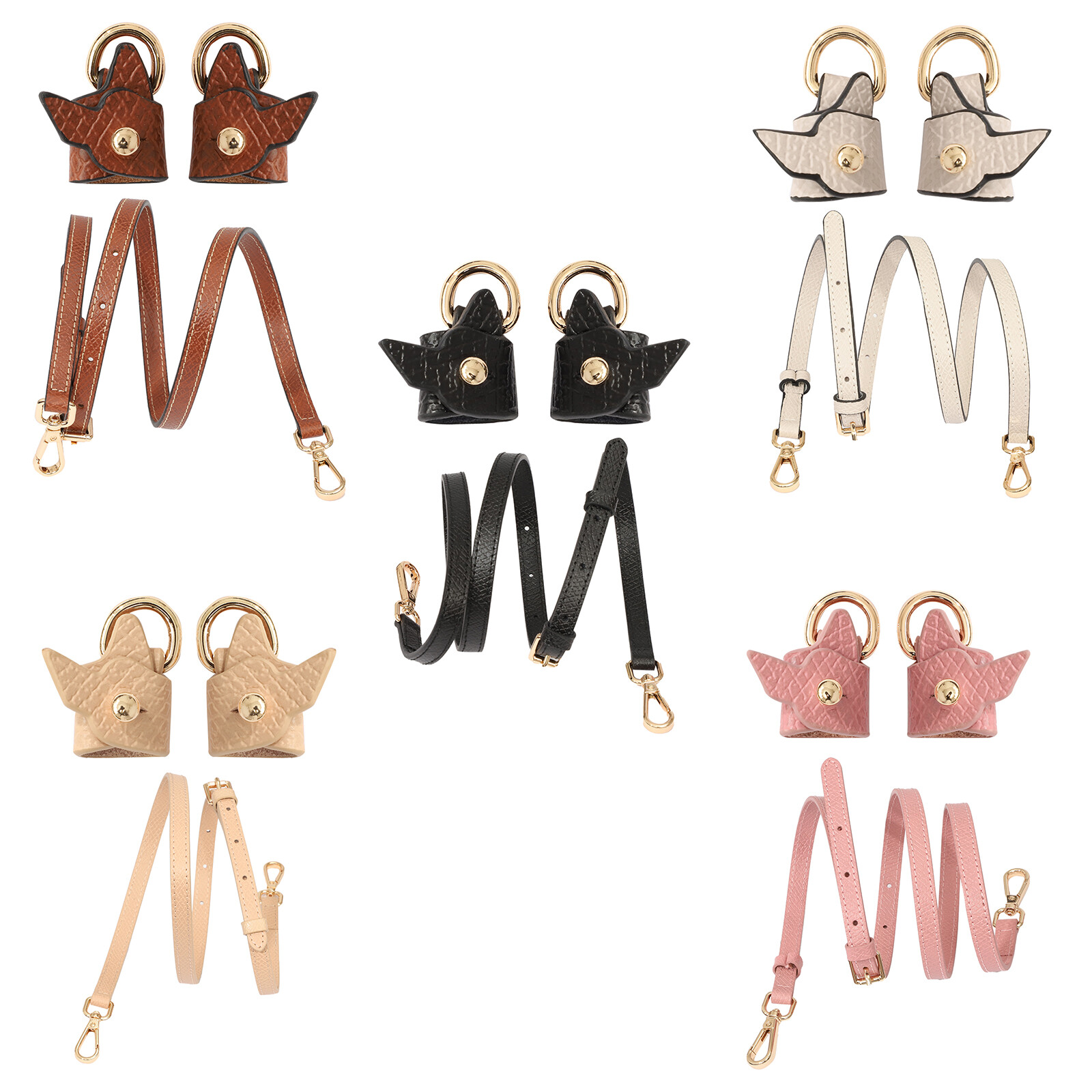 Handbag Purse Straps Leather Crossbody Shoulder Strap No Sewing General Strap-image