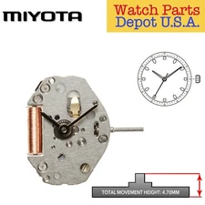 Original Miyota 2035 Japan Quartz Movement, 3 Hands - NEW!
