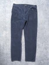 Michael Kors Pants Men 34 Straight Chino Gray Bottom Medium Wash Casual Corduroy