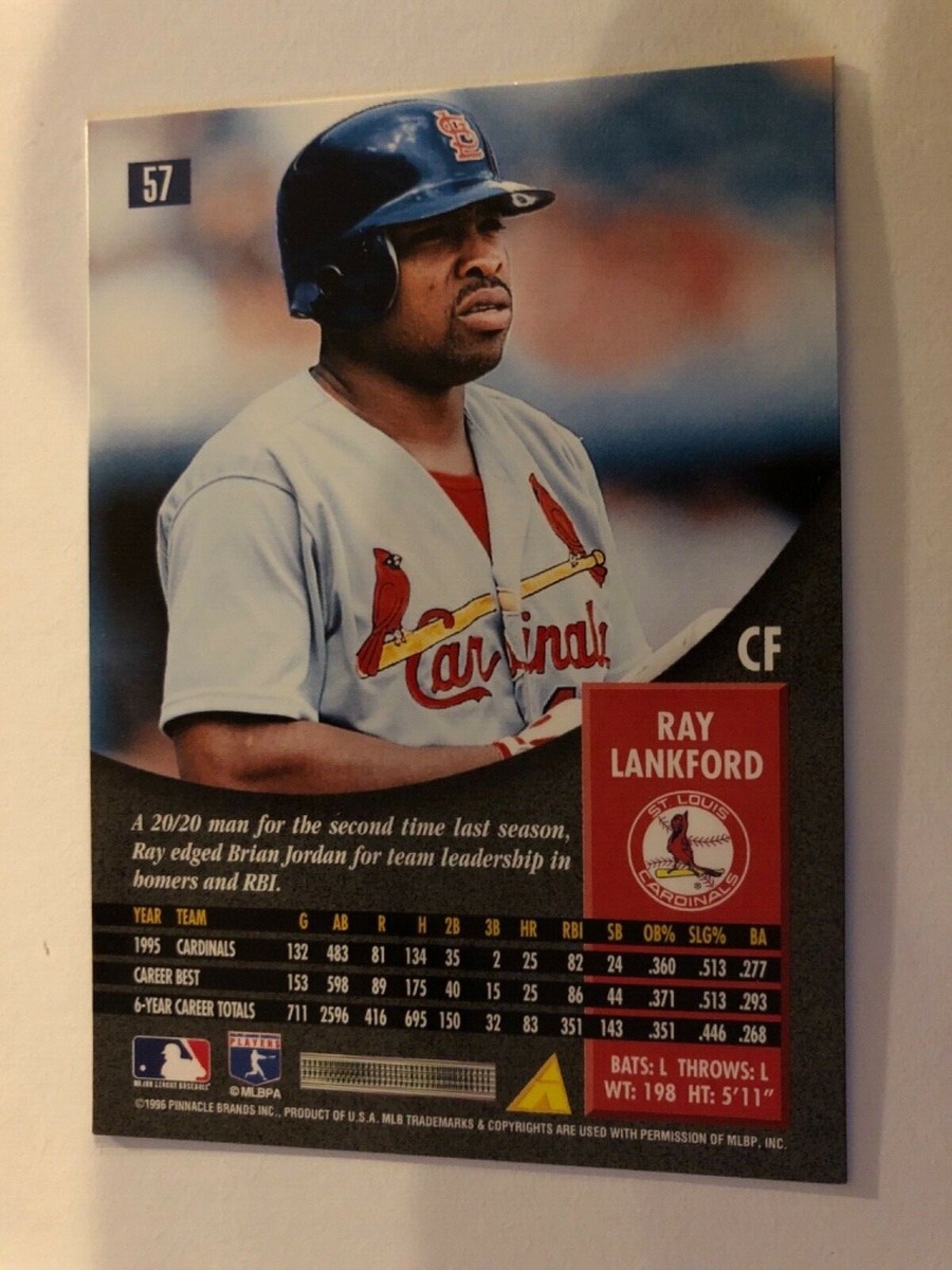 メジャーリーグ　カード　Ray Lankford 1996 Pinnacle #57 Cardinals Ray Lankford Baseball Card | eBay