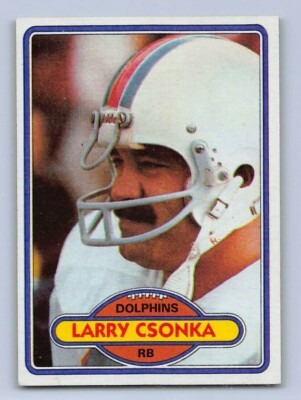 1980 LARRY CSONKA - Topps Football Card- # 485 - MIAMI DOLPHINS - Vintage | eBay 1980 LARRY CSONKA - Topps Football Card- # 485 - MIAMI DOLPHINS - Vintage | eBay