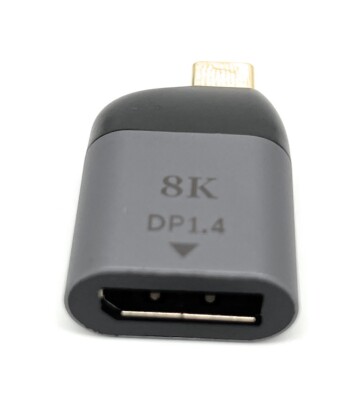 USB-C DP Displayport Adapter 8K UHD Typ C zu DP MacBook Huawei Samsung Apple