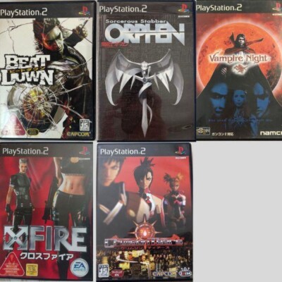 Vampire Night Beatdown Xfire Crimson Tears Orphen Set PlayStation2 PS2 Japan Ver