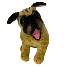Melissa  Doug Pug Dog 2125 Realistic Plush Toy Stuffed Animal 18 inch