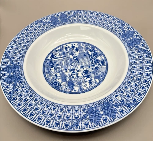 Calamityware Oodles of Robots Serving Bowl 12" Don Moyer 2019 Porcelain Poland