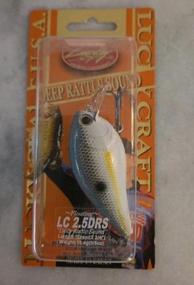 Discontinued Lucky Craft 2.5 DRS Crankbait Brent Ehrler Sexy Chartreuse Shad NOS