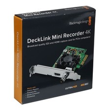 NEW Blackmagic Design DeckLink Mini Recorder 4K PCIe , BDLKMINIREC4K