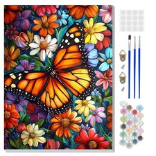 Framed Paint By Numbers Kit For Adults Beginners DIY Oil Painting Art 12x16