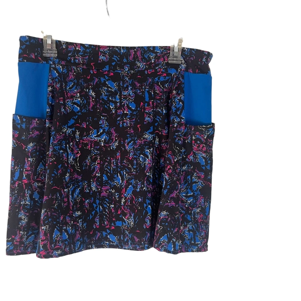 Falda deportiva Soybu para mujer talla grande negra azul Foto 4 de 4