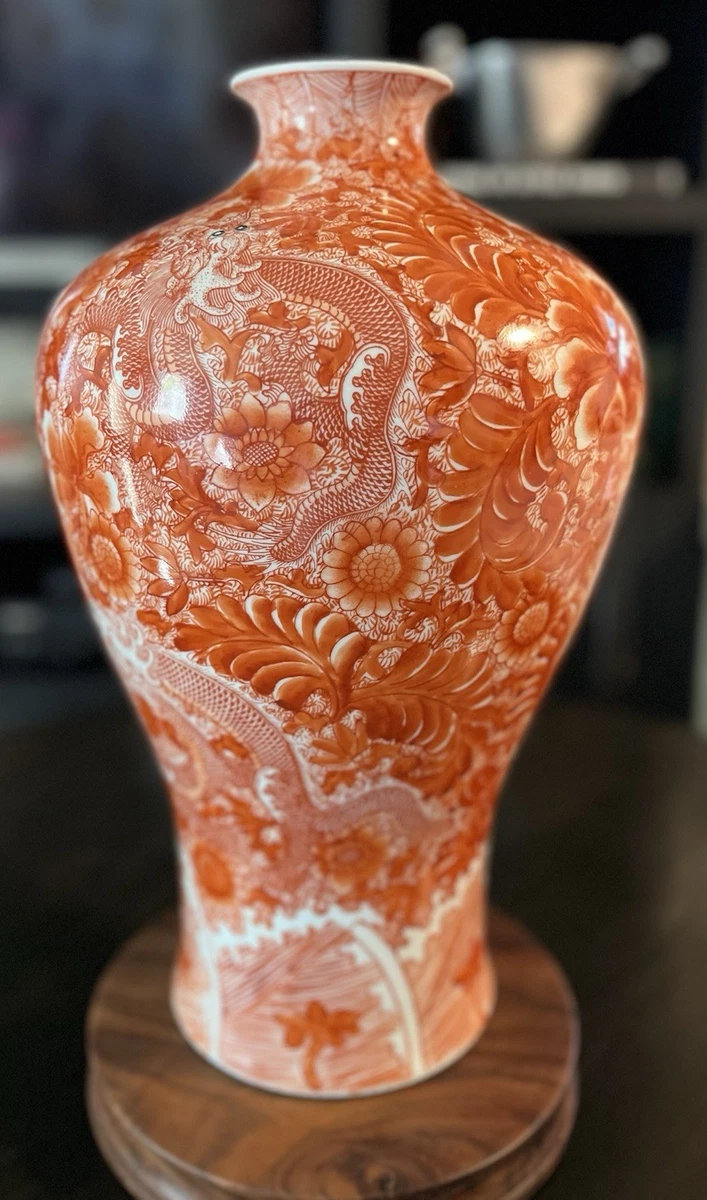 大花瓶中国古董花瓶| eBay