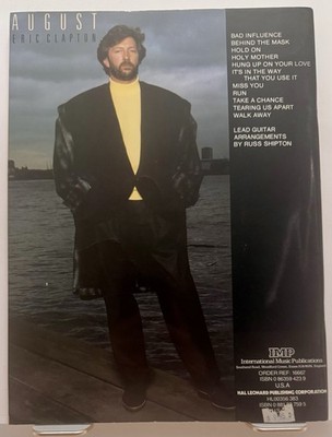 Eric Clapton, August, Songbook, 1987, England | eBay
