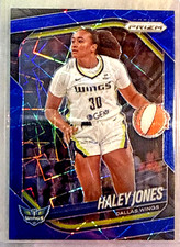 Haley Jones 2025 Panini Prizm WNBA Blue Velocity Prizm Card-#43 Dallas Wings